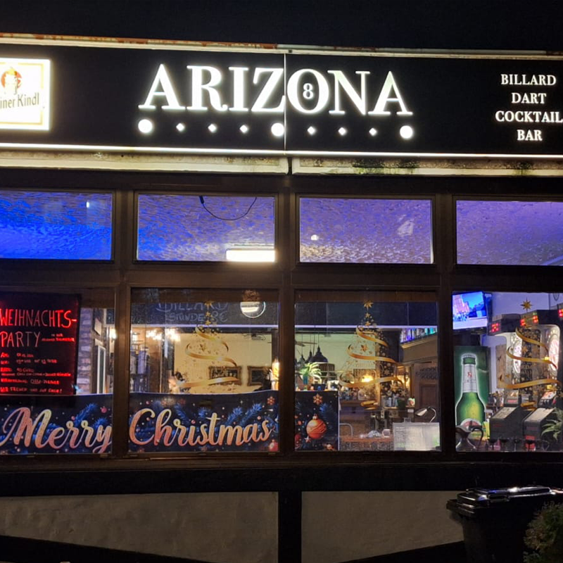 Unsere Aussenansicht zur Weihnachtszeit